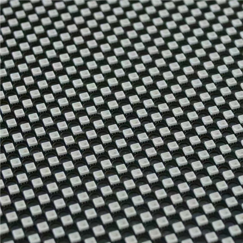 Holographic Led Transparent Ultra soft and Light Adhesive Film Display Screen