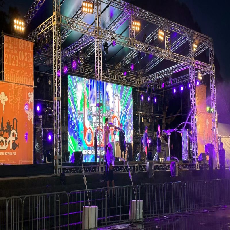 16kg per sqm Outdoor P3.91 Carbon Fiber Rental LED Display Screen