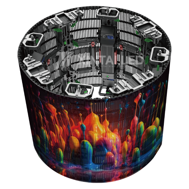 P7.8 Outdoor Flexible Rental Transparent LED Display