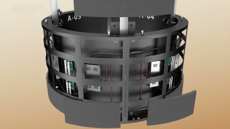 Flexible Curved Circle Round LED Screen Indoor LED Video Wall Display