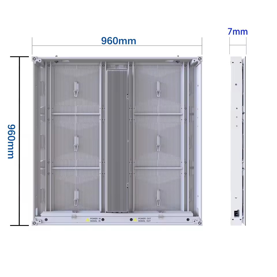 Outdoor Aluminum Cabinet Common Cathode Energy Saving LED Display Screen P6.67