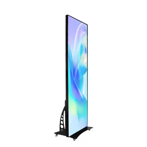 P2 Flooring Standing Move Smart Digital Video Advertising Screen LED Poster Display