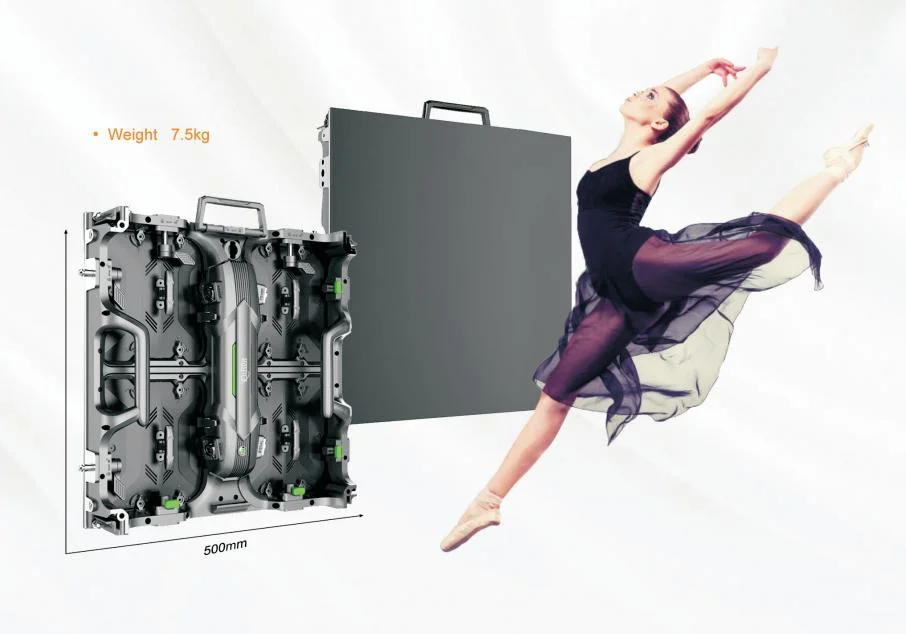 7680HZ P2.6 Indoor Rental LED Display with 500x500 LK Die-casting Aluminum Cabinet