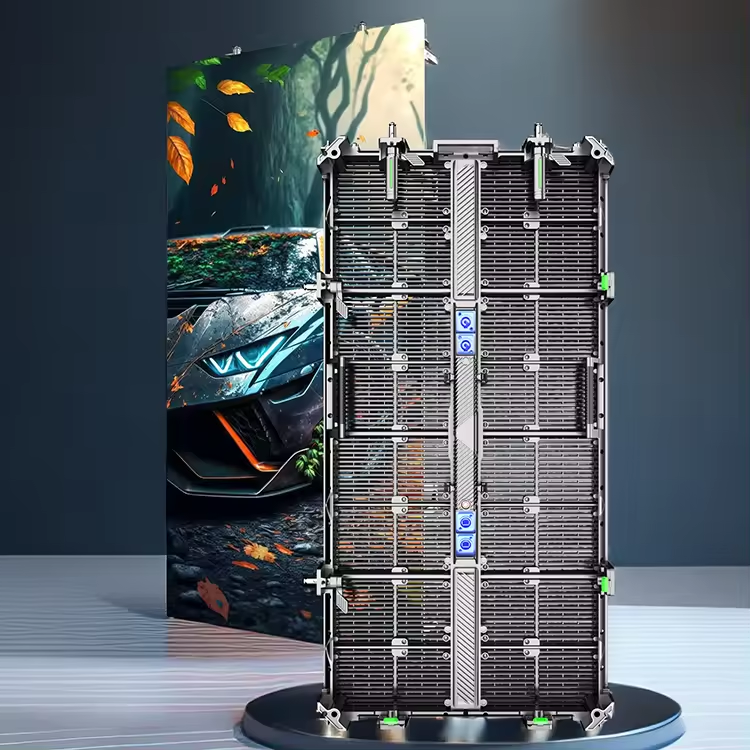 P3.91-P7.8 Outdoor Transparent Rental LED Display 500x1000 500x500 Curved LED Panel