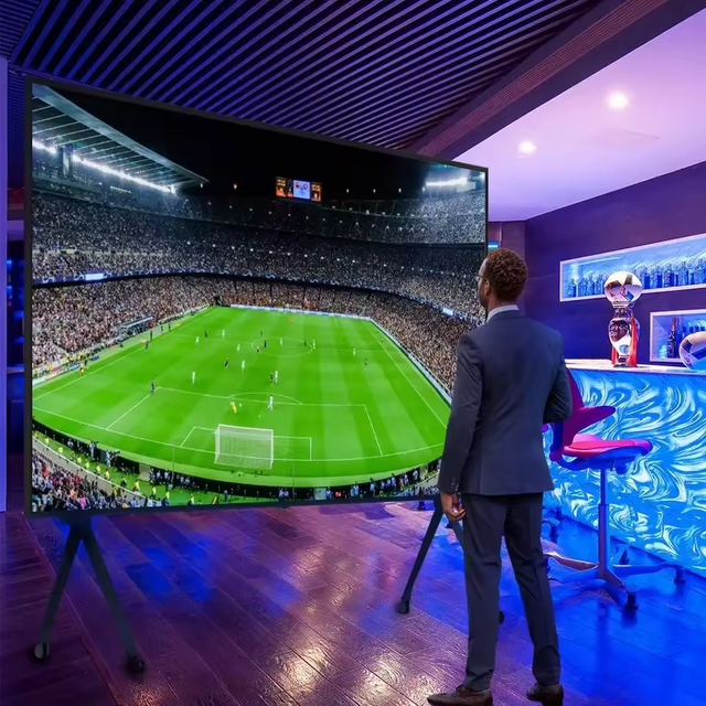 Floor Standing Movable LED TV Wall Screen