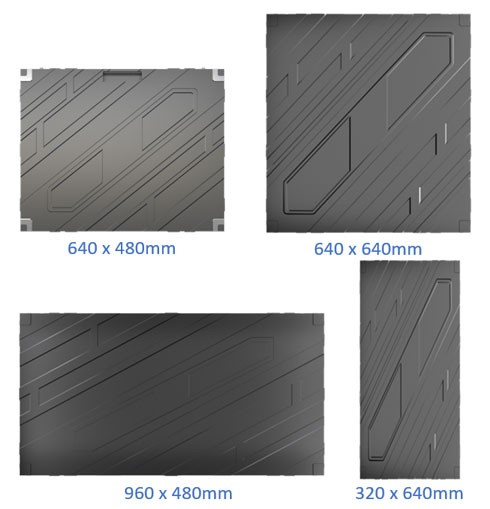 Indoor P1.8 Commercial LED Display with 640x480mm 640x640mm 960x480mm 360x640mm LED Panel