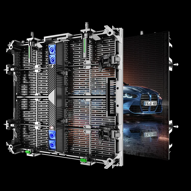 P3.91-P7.8 Outdoor Transparent Rental LED Display 500x1000 500x500 Curved LED Panel