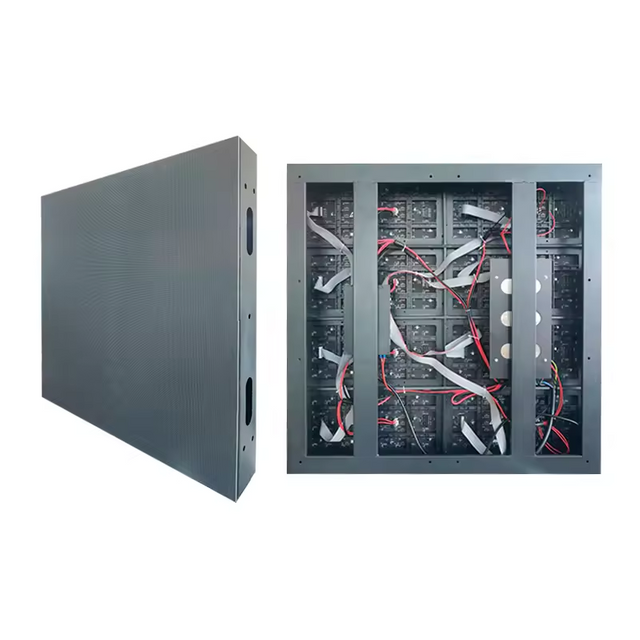  Indoor Fixed Installation LED Display Customized Size Simple Iron Cabinet Screen Solution