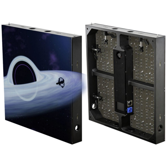 Five-Sided Immersive Acoustic-Transparent Surround Sound LED Display